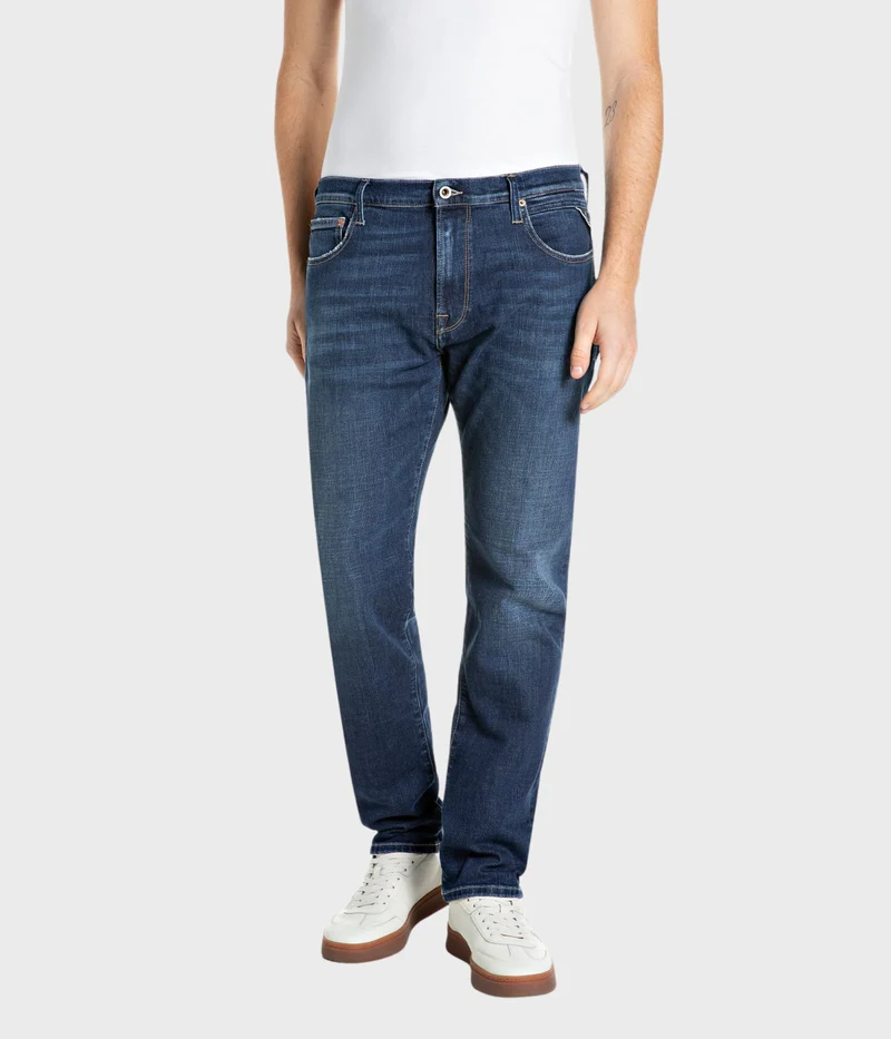 Trousers Aideen (C007 DARK BLUE dark enzymatic wash)