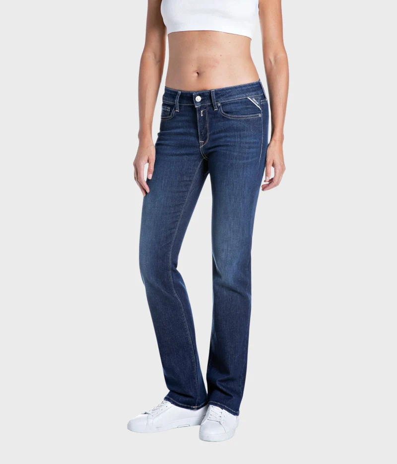 Newluz Bootcut (C007 DARK BLUE dark enzymatic stone wash)