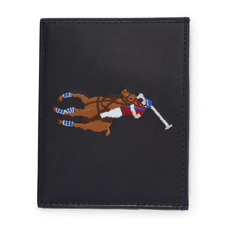 Polo Ralph Lauren Leather Card Case Pony