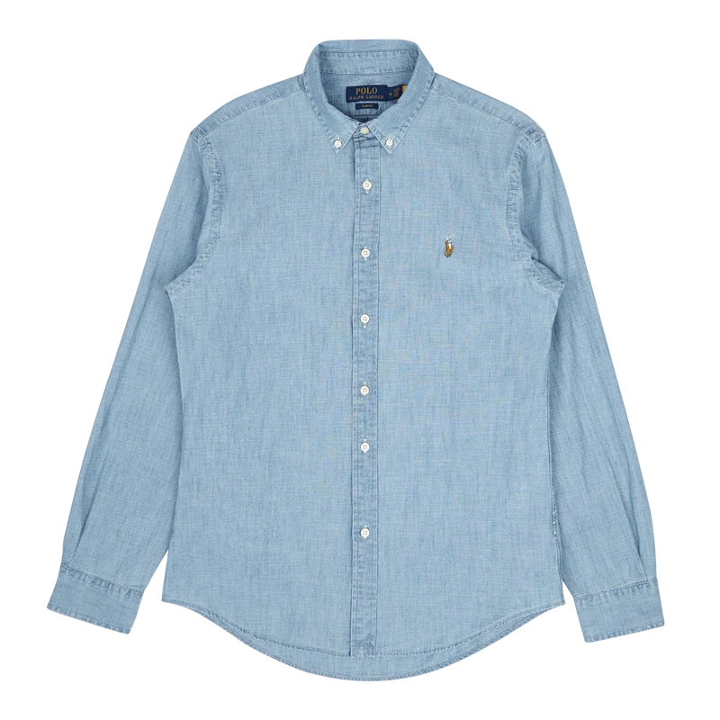 Polo Ralph Lauren Chambray Long Sleeve Shirt 001 Chambray