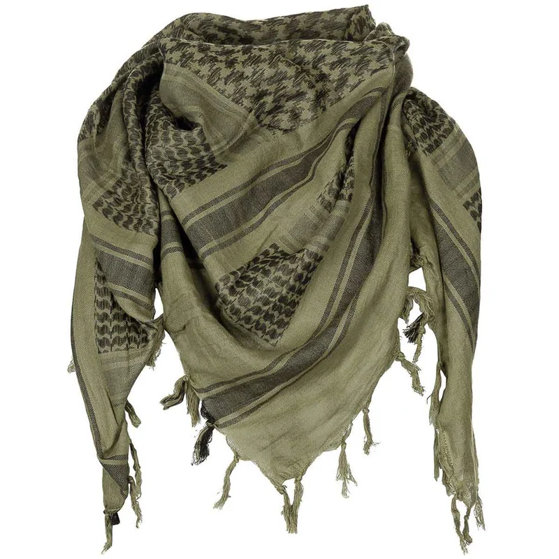 MFH Shemagh Scarf Supersoft Olive / Black