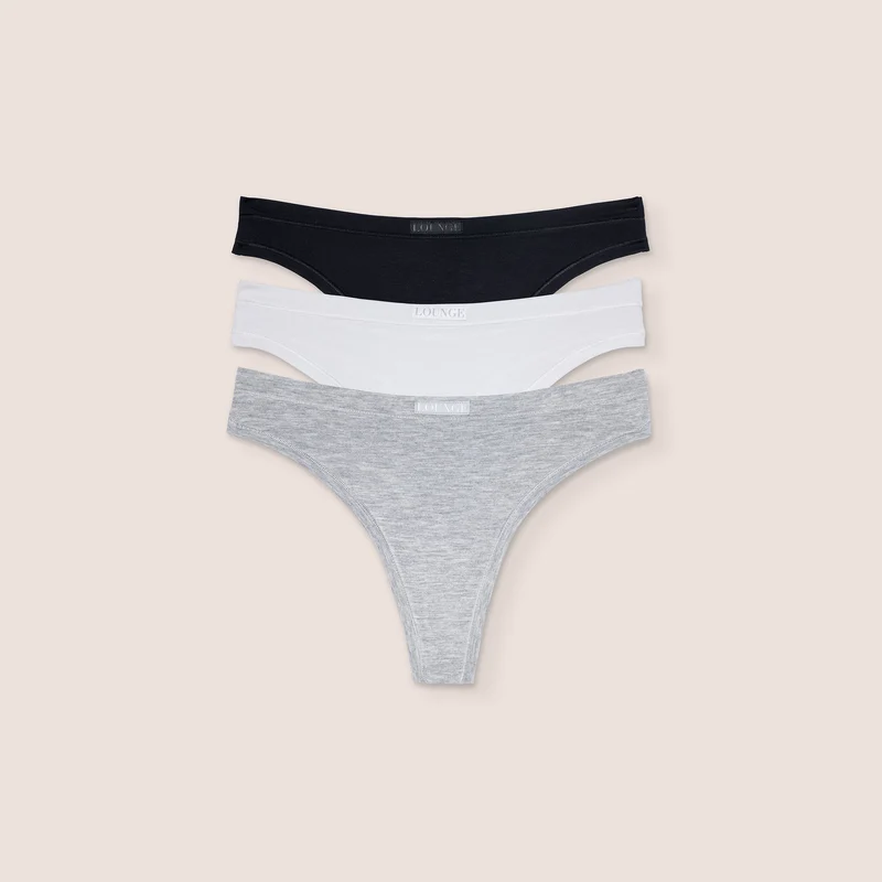 Bamboo Comfort Stringtrosor (3-pack) - Multi