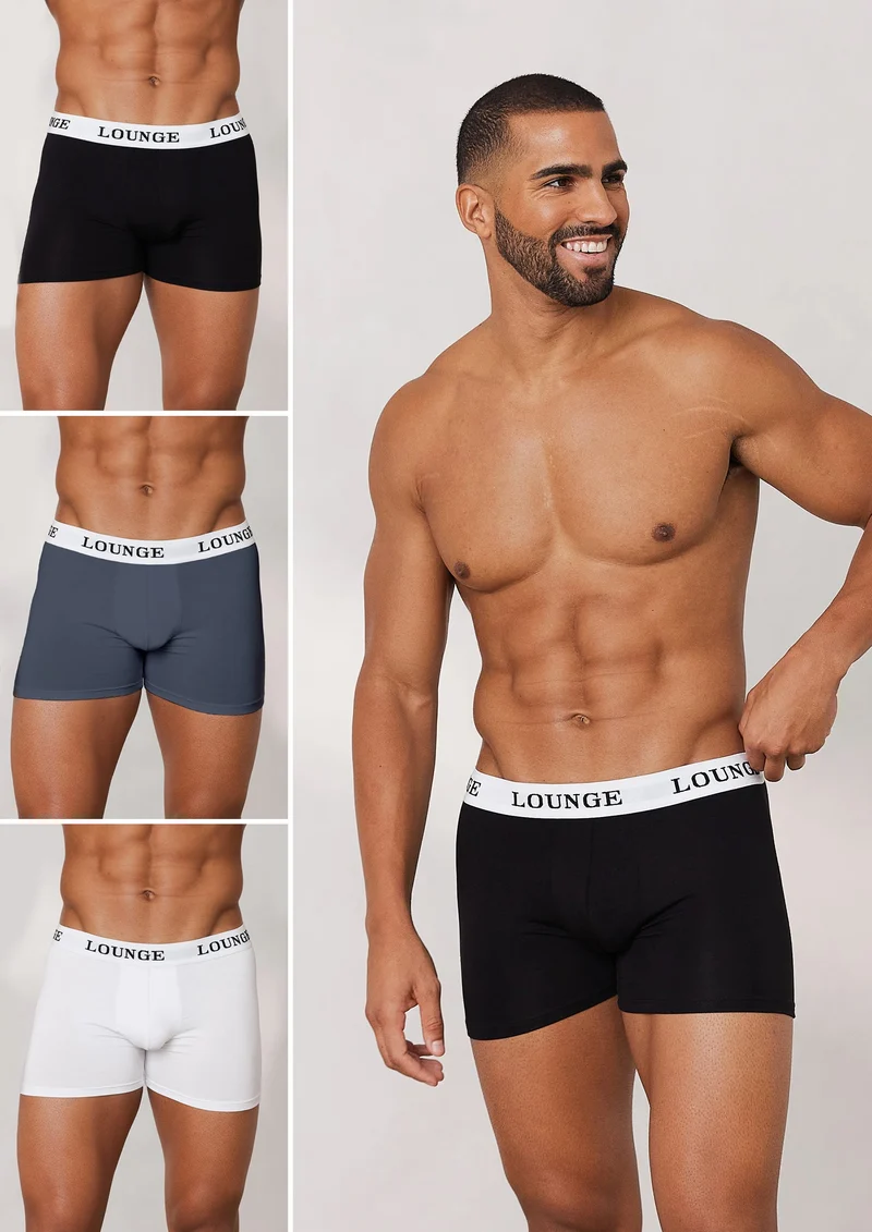 Everyday Boxershorts för Män (3-Pack) - Flerpack