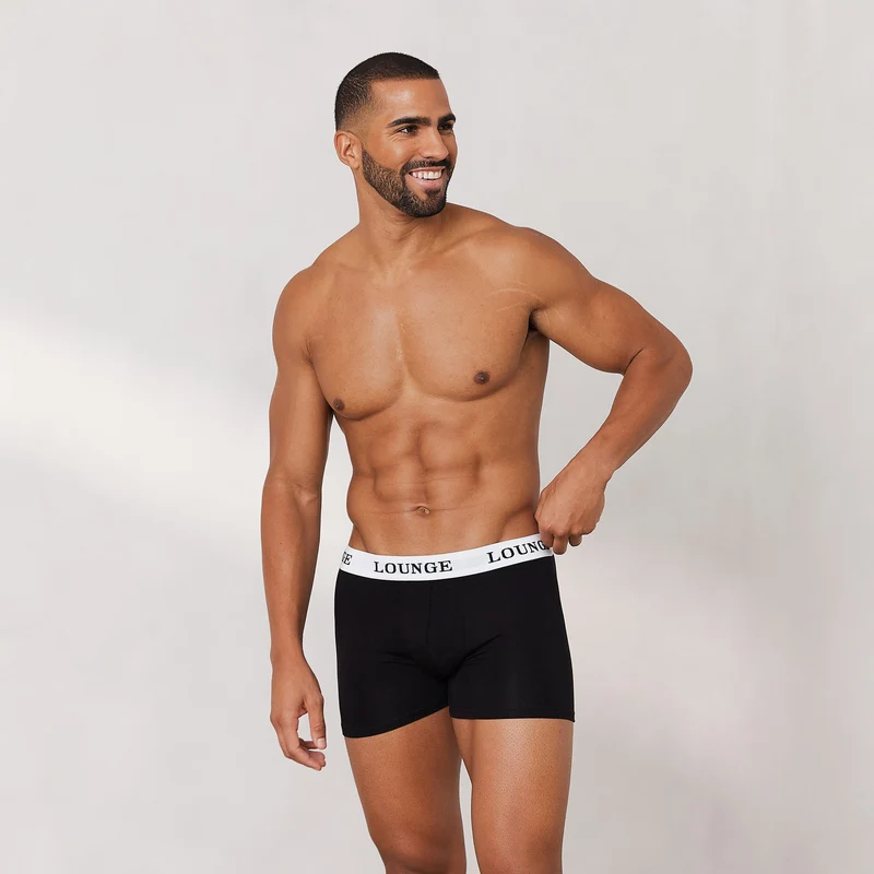 Everyday Boxershorts för Män (3-Pack) - Svart