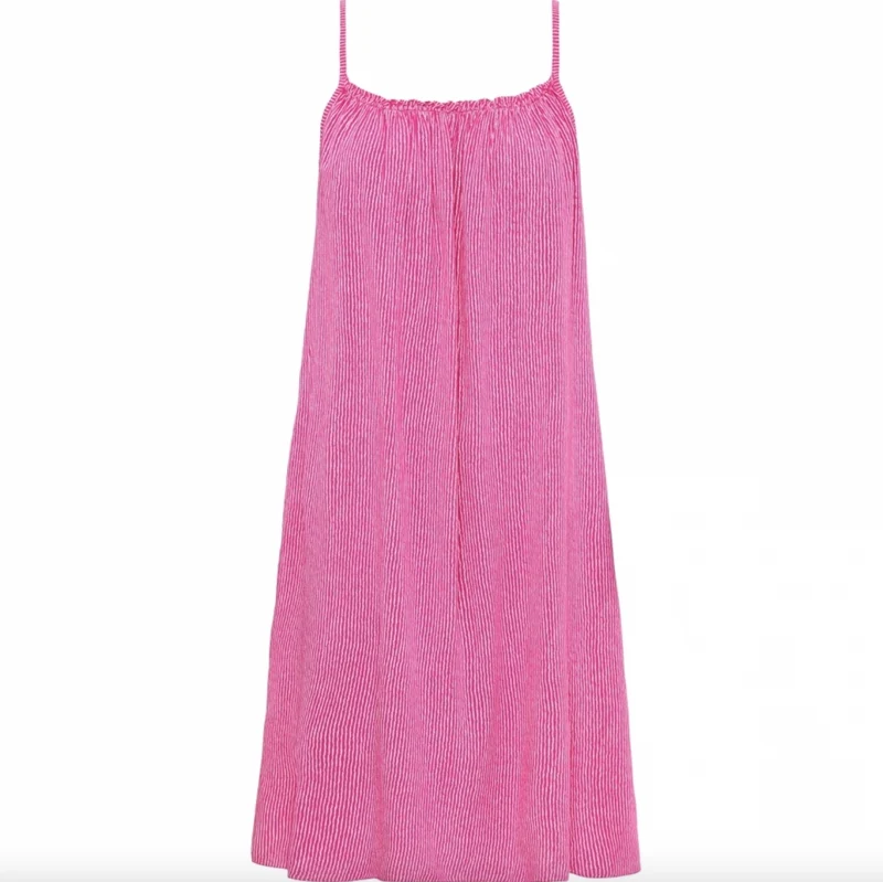 Klänning Carmen – Fuxia