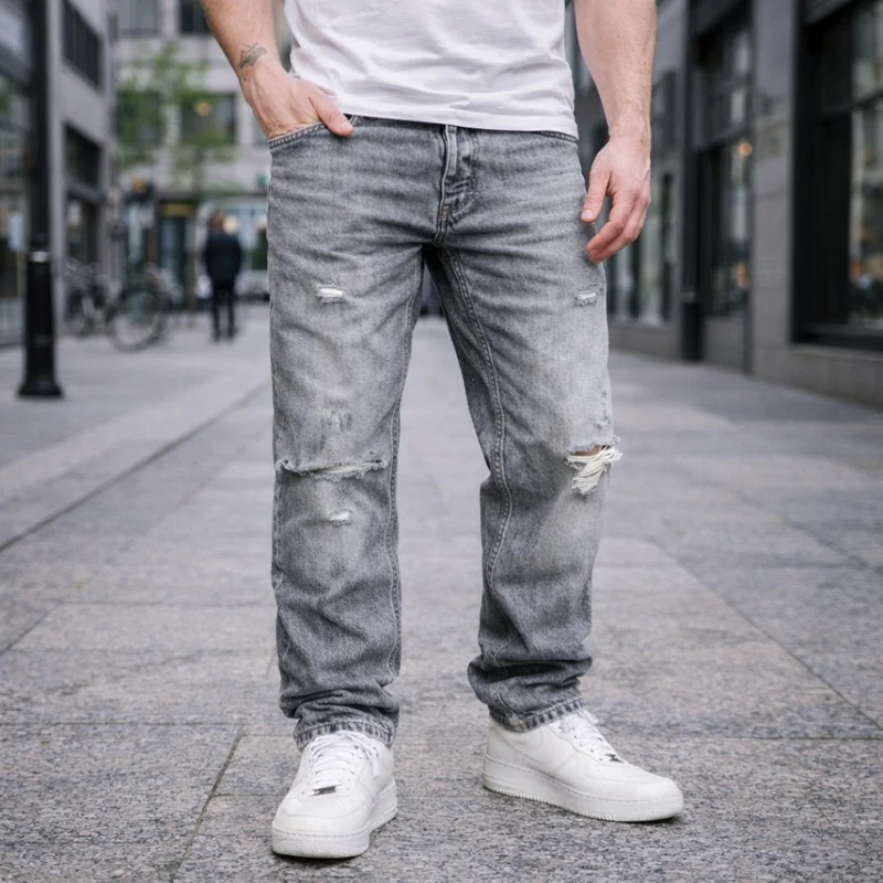 Baggy Jeans Loose-Fit Amaci & Sons