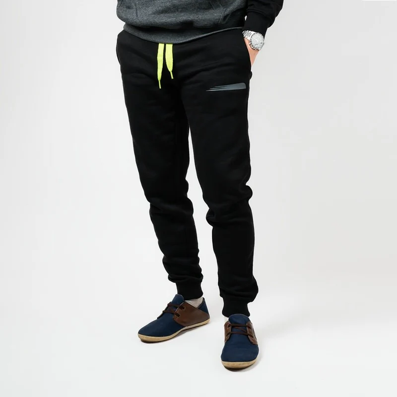 Sweatpants Stockholm - Svarta Mjukisbyxor - JHNsport