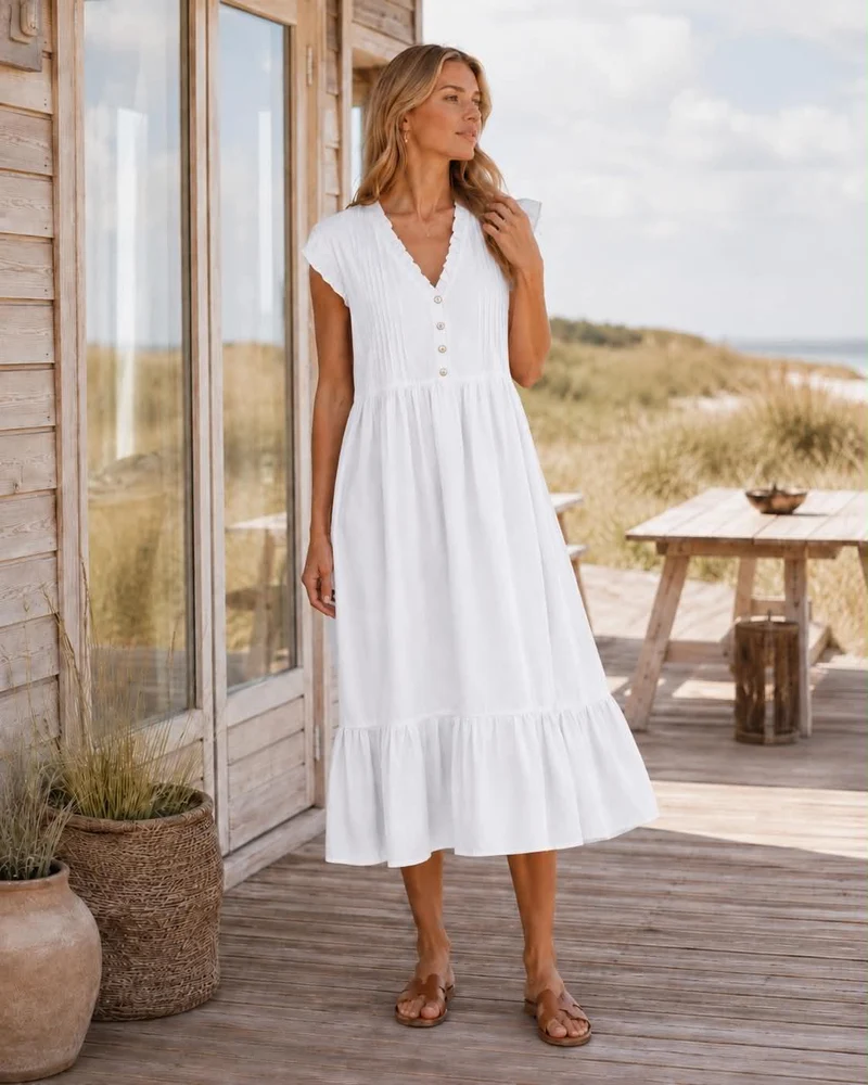 Klänning Jovelina - White