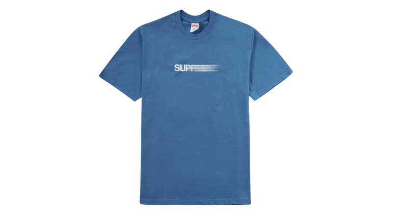 Supreme Motion Logo Tee Faded Blue (SS23)