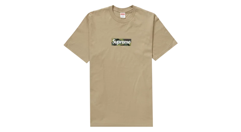 Supreme Box Logo Tee Khaki (FW23)
