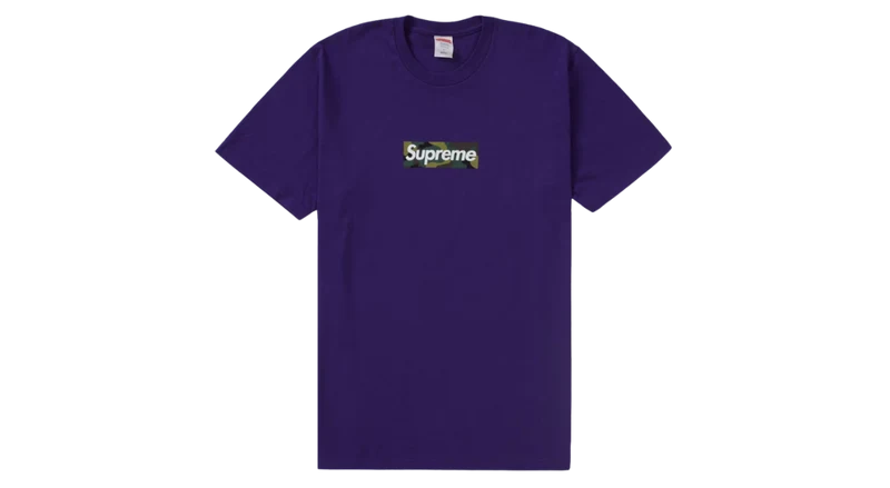 Supreme Box Logo Tee Purple (FW23)