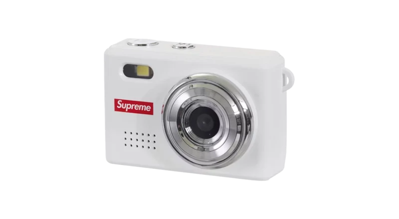 Supreme Digital Camera Keychain White