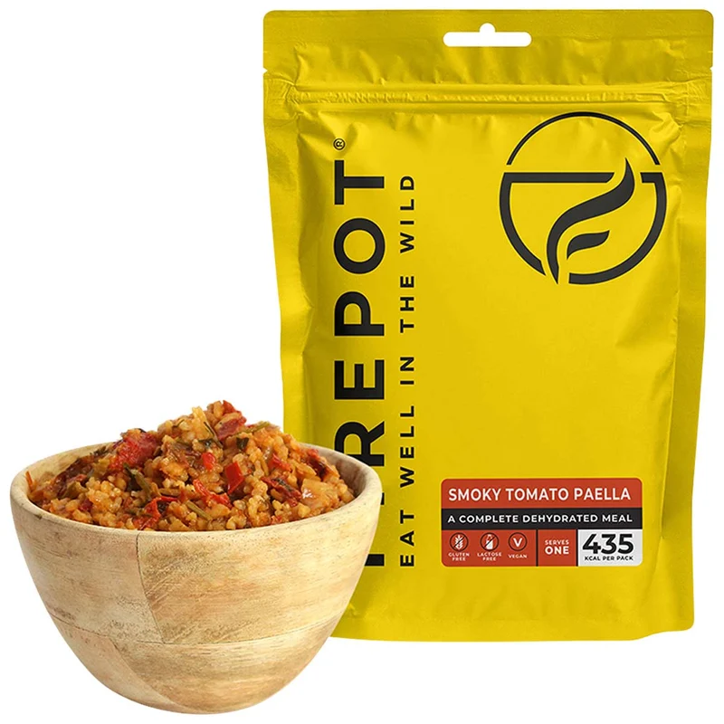 Firepot Dehydrated Meal Smoky Tomato Paella - Vegan 435kcal / 645kcal