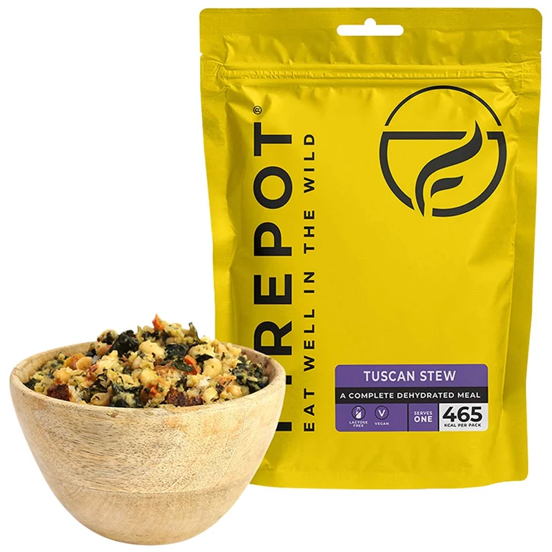 Firepot Dehydrated Meal Tuscan Stew - Vegan 465kcal / 700kcal