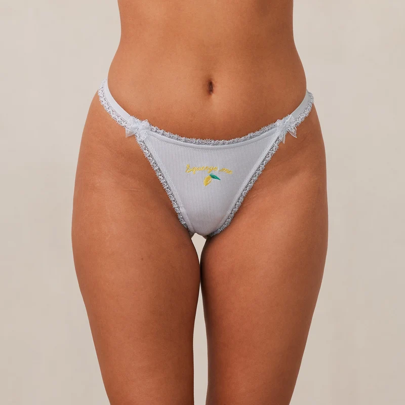Fruity 'Squeeze Me' G-string - Blå