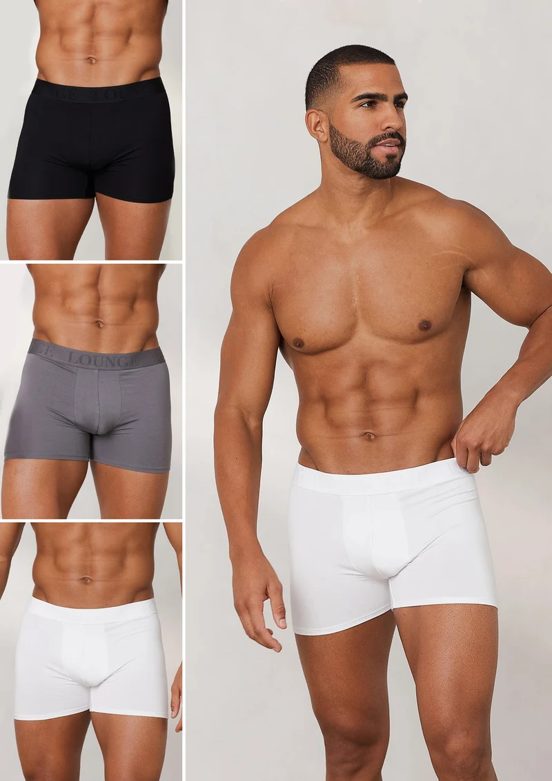 Luxe Boxershorts för Män (3-Pack) - Flerpack