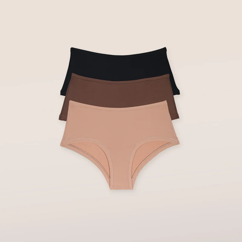 Nude Boyshort (3-Pack) - Multi