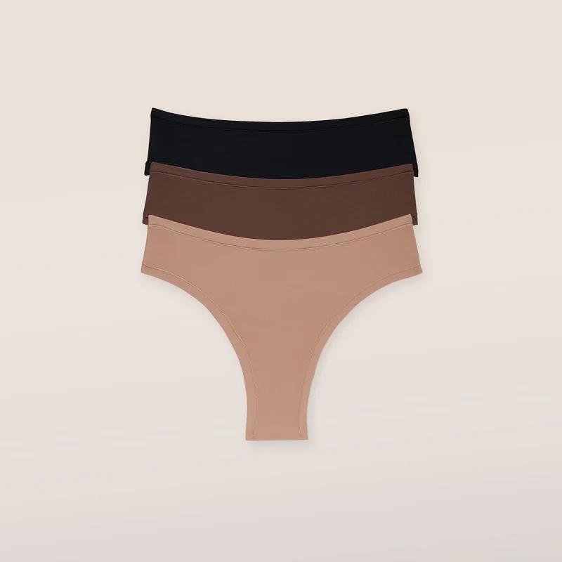 Nude Brasilian Trosor (3-Pack) - Multi