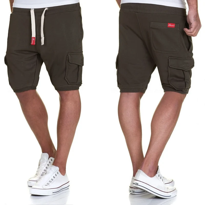 Mjukisshorts kakigröna Cargo shorts - Amaci & Sons