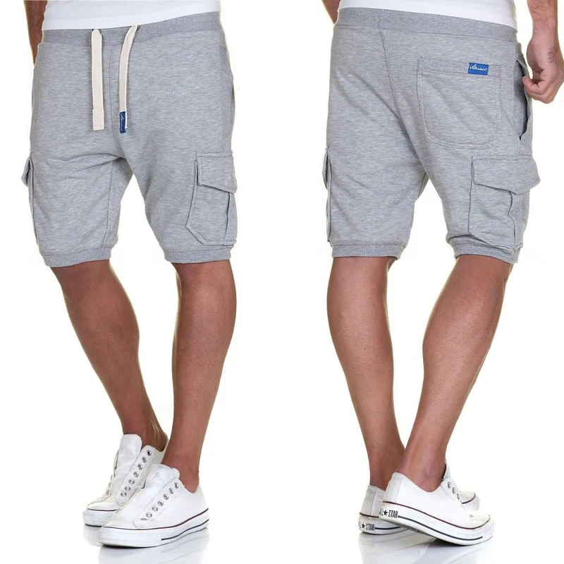 Mjukisshorts Ljusgråa Cargo shorts - Amaci & Sons