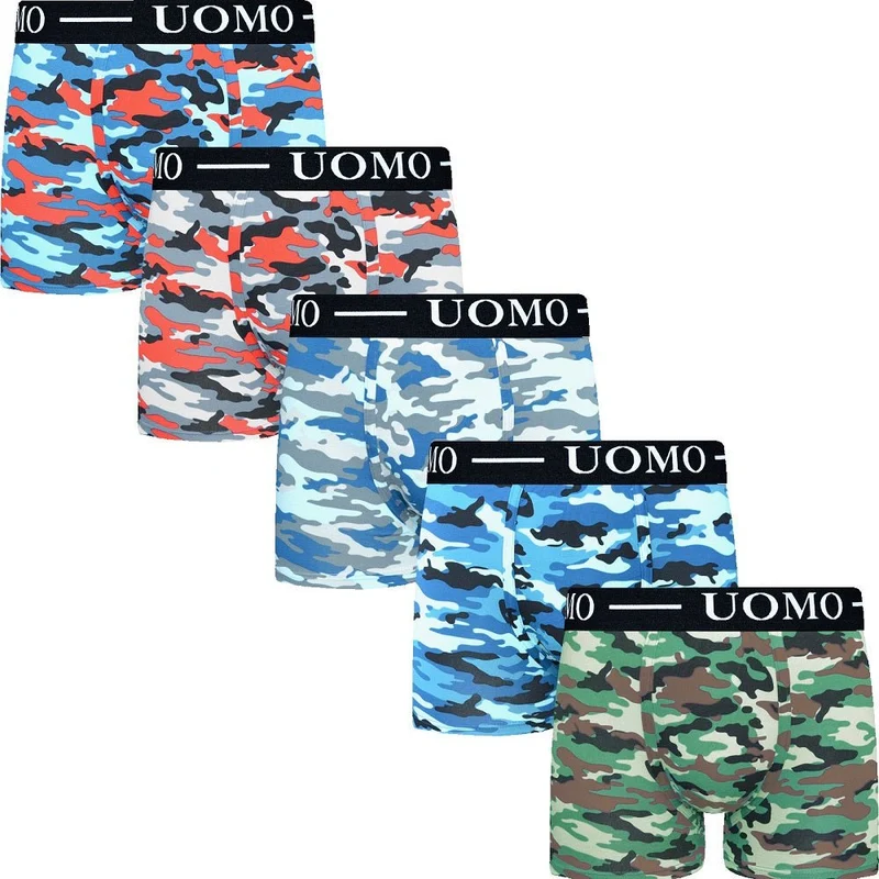 5-Pack Camouflage kalsonger - Boxershorts Herr