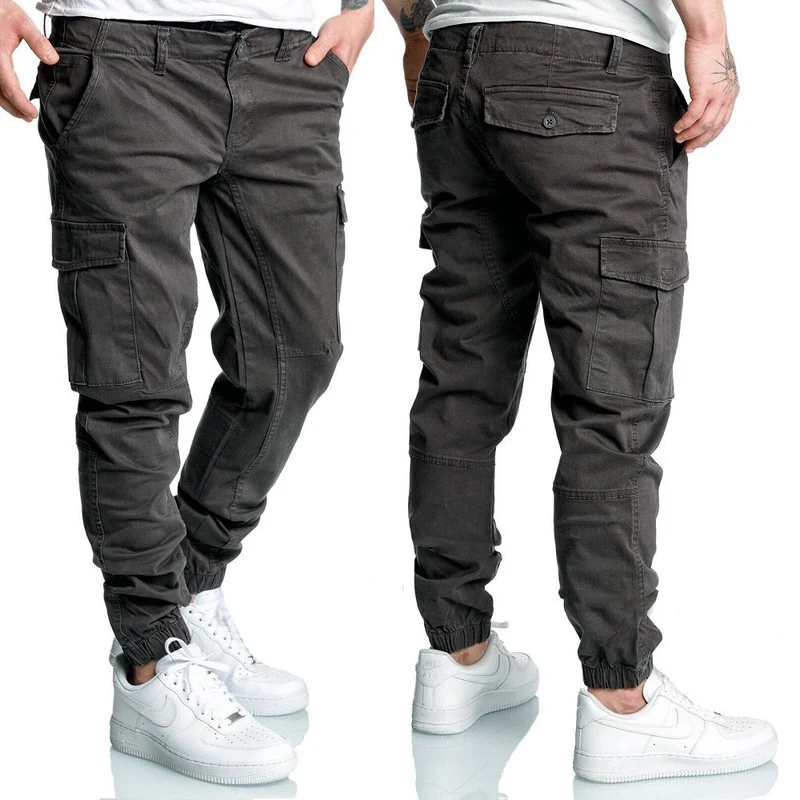 Chino joggers - Cargobyxor 6 färgval