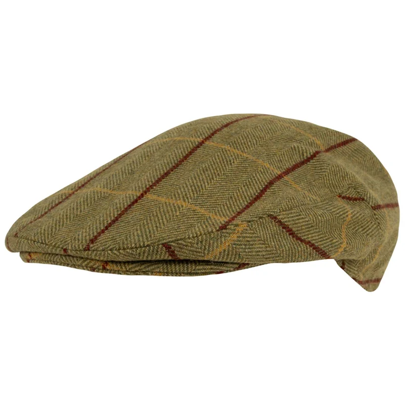 Jack Pyke Wool Blend Flat Cap Tweed