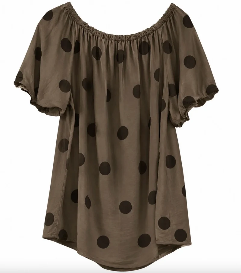 Blus Luciana - Brown