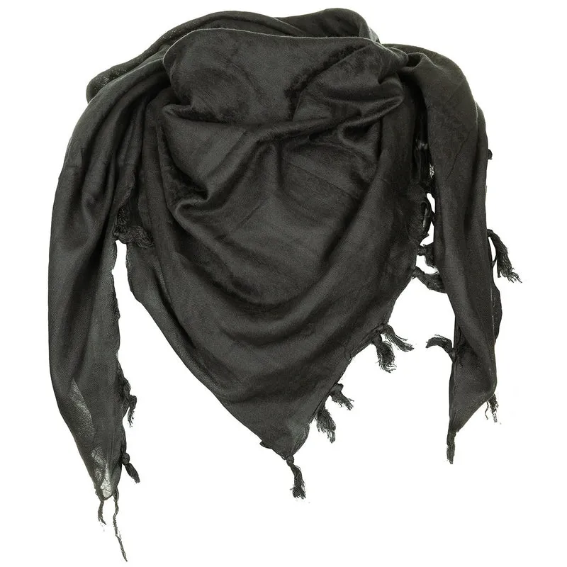 MFH Shemagh Scarf Supersoft Black