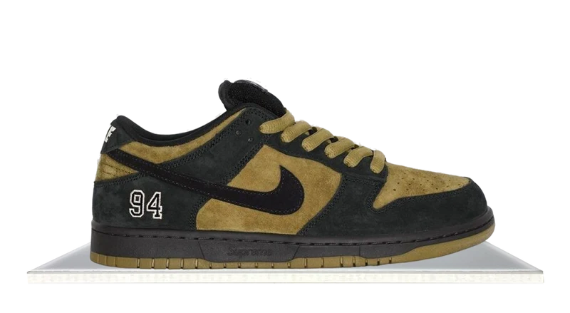 SB Dunk Low Supreme 94 Camper Green (2025)