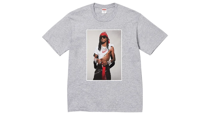 Supreme Playboi Carti Tee Grey