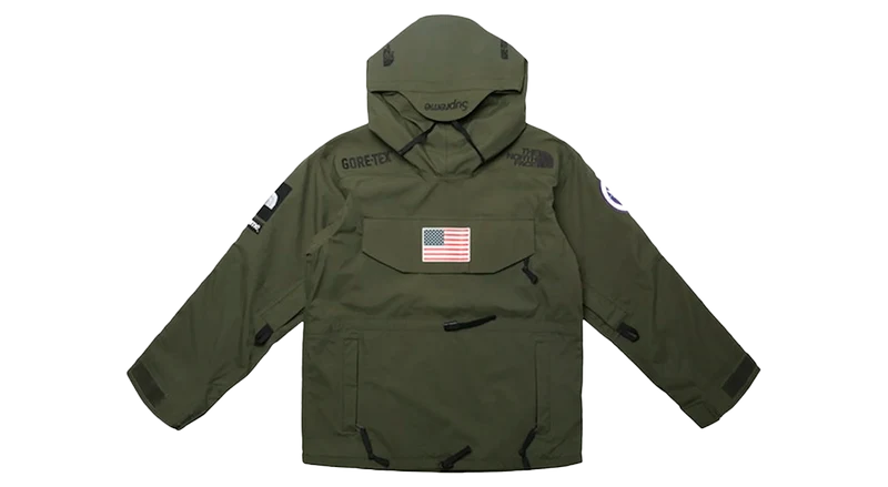 Supreme The North Face Trans Antarctica Expedition Pullover Jacket Green (SS17)