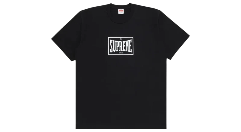 Supreme Warm Up Tee Black (FW23)