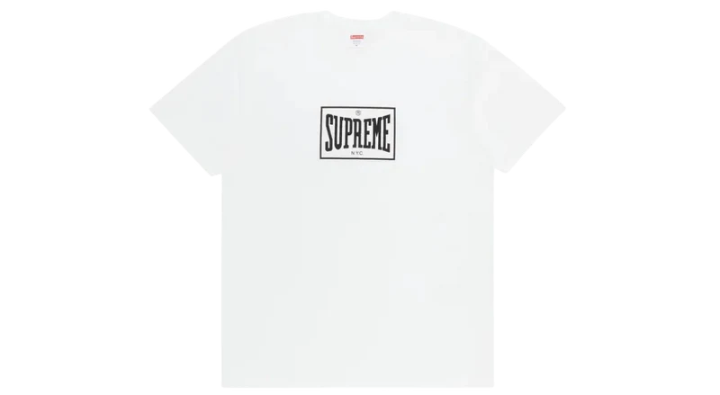 Supreme Warm Up Tee White (FW23)