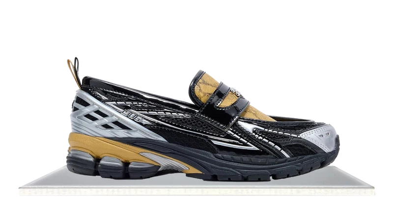 New Balance 1906L Loafer GANNI Black Yellow Snakeskin