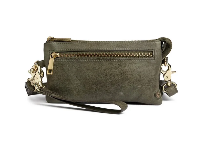 Clutch / skindtaske - Army green