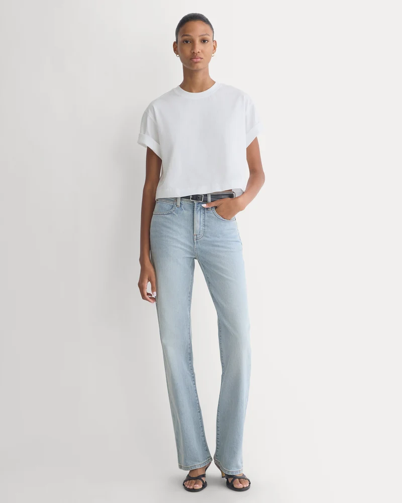 High-Rise Slim Bootcut Jean | Light Indigo