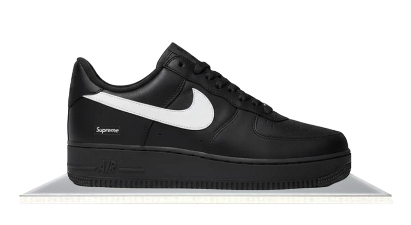Air Force 1 Low Supreme Black White