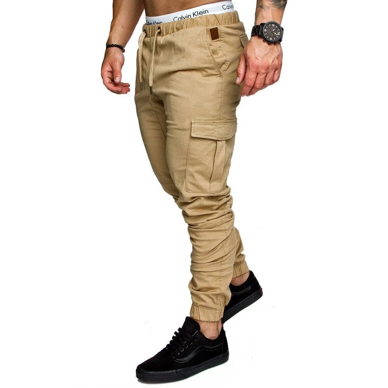 Chino joggers - chinos Beiga Cargobyxor