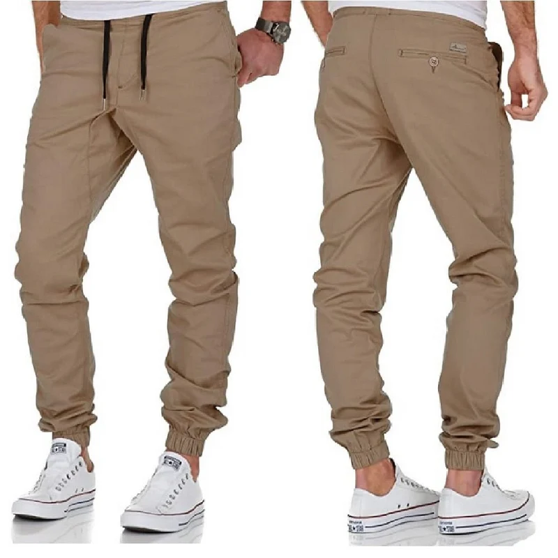Beiga Herr chinos med stretch