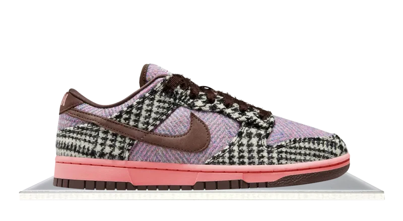 Dunk Low Harris Tweed Purple Pink