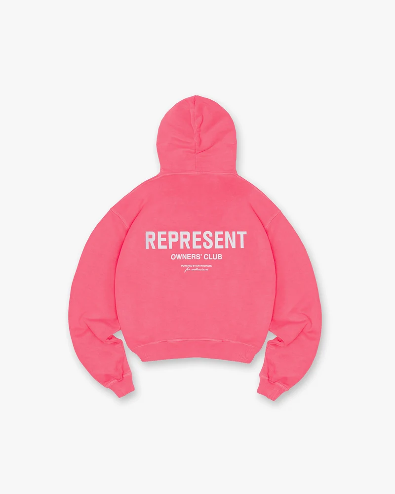 Represent Owners Club Hoodie - Bubblegum Pink