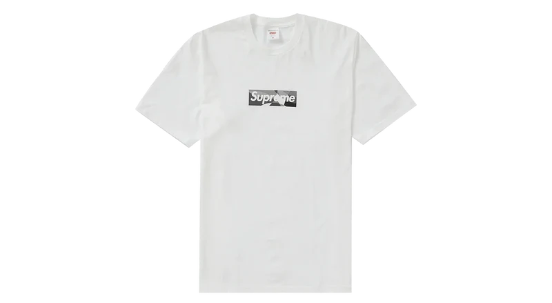 Supreme x Emilio Pucci Box Logo Tee 'White/Black'