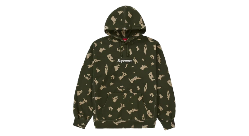 Supreme Box Logo Hoodie Olive Camo (FW21)