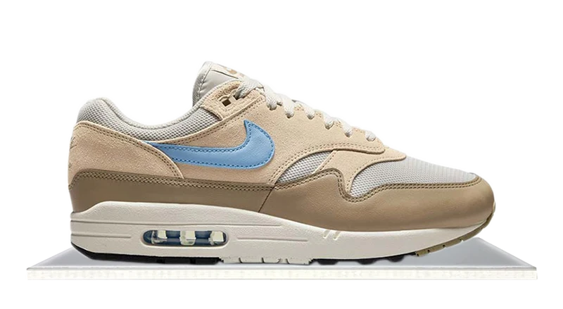 Air Max 1 Light Bone/Psychic Blue