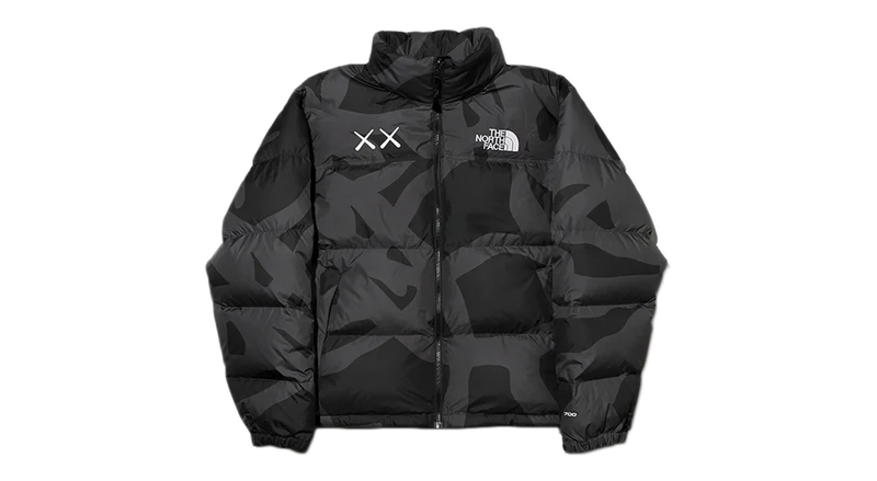 KAWS x The North Face Retro 1996 Nuptse Jacket Black