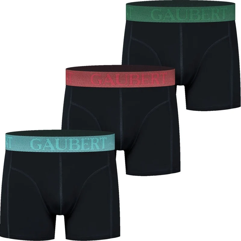 Bambukalsonger Herr 3-pack svarta Boxershorts Gaubert