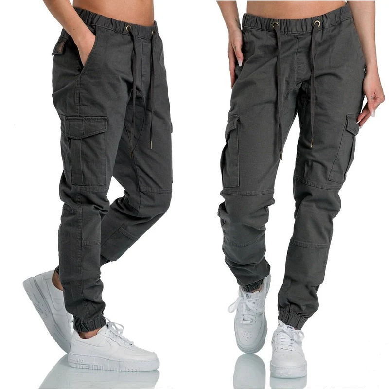 Chino joggers - Chinos med cargofickor 8 olika färger