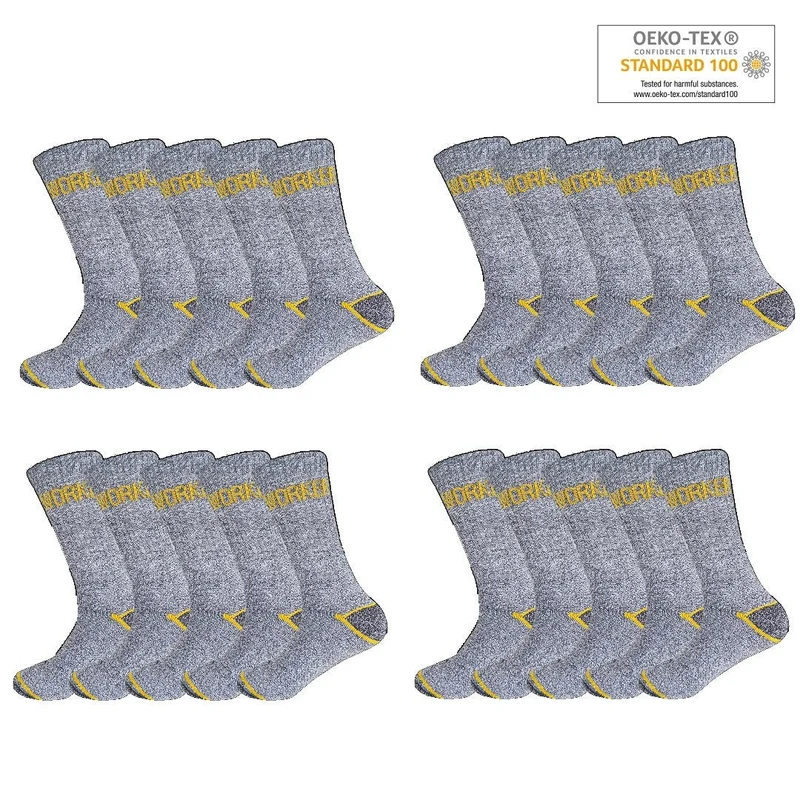 20-pack Arbetsstrumpor - Slitstarka Strumpor