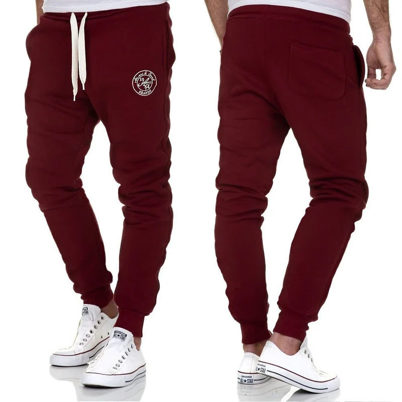 Mjukisbyxor vinröda Sweatpants